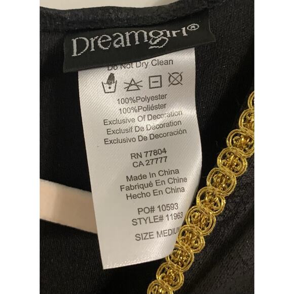 Costume Dreamgirl Cosplay Dress Up POTC Jack Sparrow Women's M Zip Up Modest - Picture 3 of 5